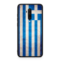 Thumbnail for OnePlus 7T Pro Greek Flag θήκη από τη Smartfits με σχέδιο στο πίσω μέρος και μαύρο περίβλημα | Smartphone case with colorful back and black bezels by Smartfits