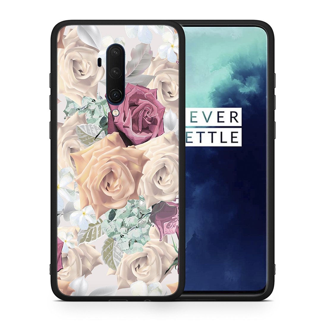 Θήκη OnePlus 7T Pro Bouquet Floral από τη Smartfits με σχέδιο στο πίσω μέρος και μαύρο περίβλημα | OnePlus 7T Pro Bouquet Floral case with colorful back and black bezels