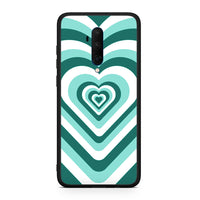 Thumbnail for OnePlus 7T Pro Green Hearts θήκη από τη Smartfits με σχέδιο στο πίσω μέρος και μαύρο περίβλημα | Smartphone case with colorful back and black bezels by Smartfits