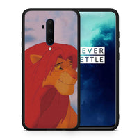 Thumbnail for Θήκη Αγίου Βαλεντίνου OnePlus 7T Pro Lion Love 1 από τη Smartfits με σχέδιο στο πίσω μέρος και μαύρο περίβλημα | OnePlus 7T Pro Lion Love 1 case with colorful back and black bezels