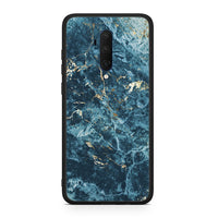 Thumbnail for OnePlus 7T Pro Marble Blue θήκη από τη Smartfits με σχέδιο στο πίσω μέρος και μαύρο περίβλημα | Smartphone case with colorful back and black bezels by Smartfits