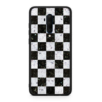 Thumbnail for OnePlus 7T Pro Square Geometric Marble θήκη από τη Smartfits με σχέδιο στο πίσω μέρος και μαύρο περίβλημα | Smartphone case with colorful back and black bezels by Smartfits
