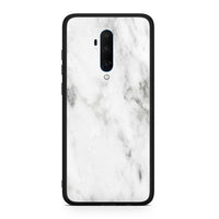 Thumbnail for OnePlus 7T Pro White marble θήκη από τη Smartfits με σχέδιο στο πίσω μέρος και μαύρο περίβλημα | Smartphone case with colorful back and black bezels by Smartfits