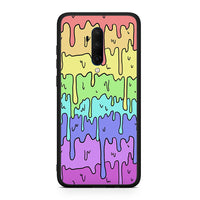 Thumbnail for OnePlus 7T Pro Melting Rainbow θήκη από τη Smartfits με σχέδιο στο πίσω μέρος και μαύρο περίβλημα | Smartphone case with colorful back and black bezels by Smartfits