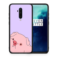 Thumbnail for Θήκη Αγίου Βαλεντίνου OnePlus 7T Pro Pig Love 2 από τη Smartfits με σχέδιο στο πίσω μέρος και μαύρο περίβλημα | OnePlus 7T Pro Pig Love 2 case with colorful back and black bezels