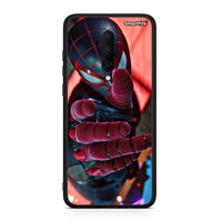 Thumbnail for OnePlus 7T Pro Spider Hand Θήκη από τη Smartfits με σχέδιο στο πίσω μέρος και μαύρο περίβλημα | Smartphone case with colorful back and black bezels by Smartfits