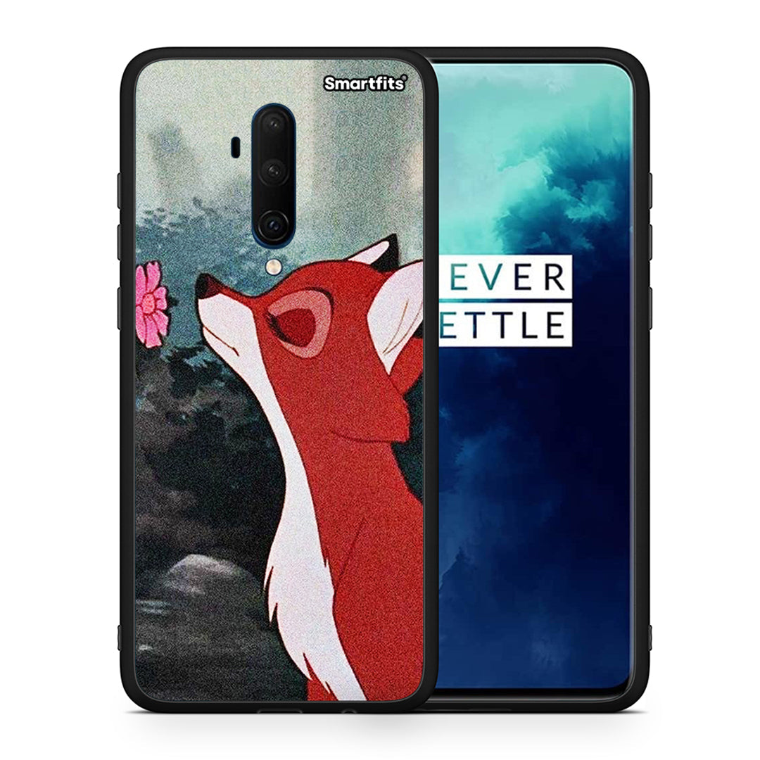 Θήκη OnePlus 7T Pro Tod And Vixey Love 2 από τη Smartfits με σχέδιο στο πίσω μέρος και μαύρο περίβλημα | OnePlus 7T Pro Tod And Vixey Love 2 case with colorful back and black bezels