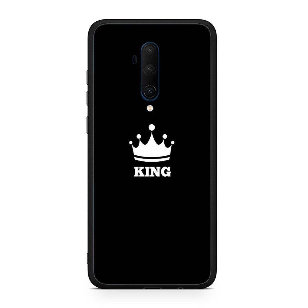 OnePlus 7T Pro King Valentine θήκη από τη Smartfits με σχέδιο στο πίσω μέρος και μαύρο περίβλημα | Smartphone case with colorful back and black bezels by Smartfits