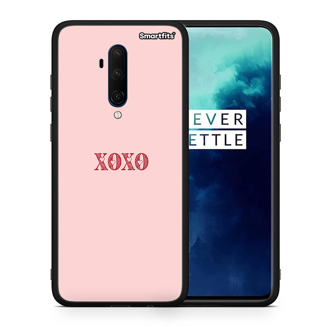 Θήκη OnePlus 7T Pro XOXO Love από τη Smartfits με σχέδιο στο πίσω μέρος και μαύρο περίβλημα | OnePlus 7T Pro XOXO Love case with colorful back and black bezels