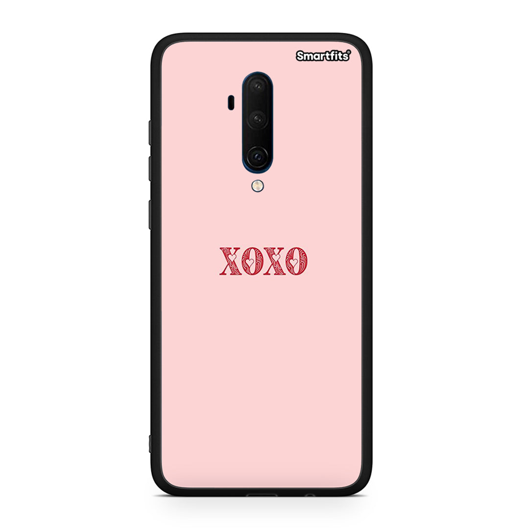 OnePlus 7T Pro XOXO Love θήκη από τη Smartfits με σχέδιο στο πίσω μέρος και μαύρο περίβλημα | Smartphone case with colorful back and black bezels by Smartfits