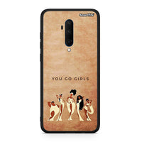 Thumbnail for OnePlus 7T Pro You Go Girl θήκη από τη Smartfits με σχέδιο στο πίσω μέρος και μαύρο περίβλημα | Smartphone case with colorful back and black bezels by Smartfits