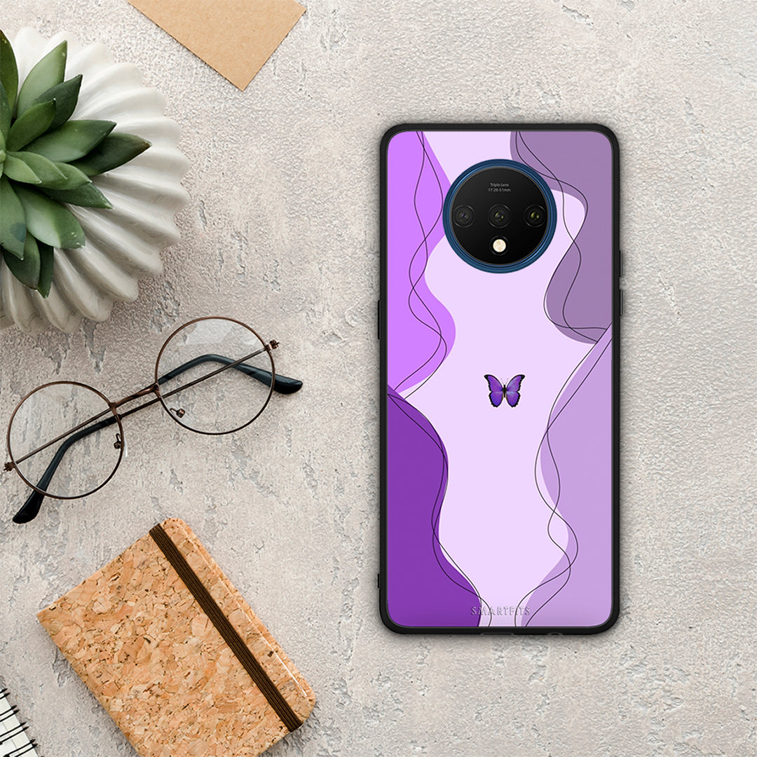 Purple Mariposa - OnePlus 7T case