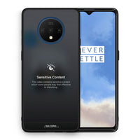 Thumbnail for Θήκη OnePlus 7T Sensitive Content από τη Smartfits με σχέδιο στο πίσω μέρος και μαύρο περίβλημα | OnePlus 7T Sensitive Content case with colorful back and black bezels