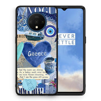 Thumbnail for Θήκη OnePlus 7T Summer In Greece από τη Smartfits με σχέδιο στο πίσω μέρος και μαύρο περίβλημα | OnePlus 7T Summer In Greece case with colorful back and black bezels