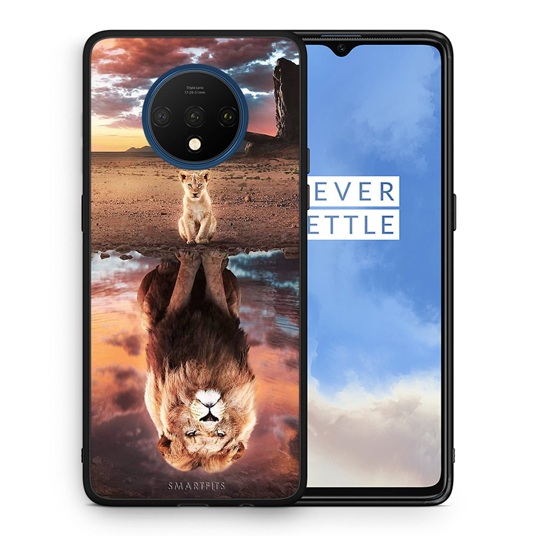 Θήκη Αγίου Βαλεντίνου OnePlus 7T Sunset Dreams από τη Smartfits με σχέδιο στο πίσω μέρος και μαύρο περίβλημα | OnePlus 7T Sunset Dreams case with colorful back and black bezels