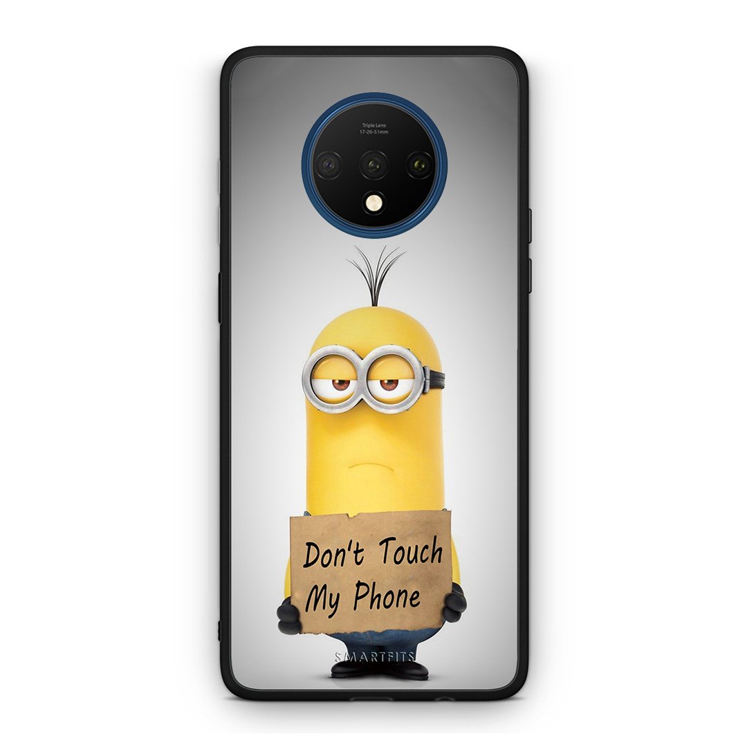 4 - OnePlus 7T Minion Text case, cover, bumper