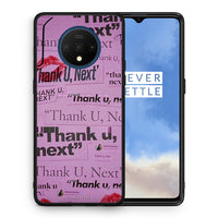 Thumbnail for Θήκη Αγίου Βαλεντίνου OnePlus 7T Thank You Next από τη Smartfits με σχέδιο στο πίσω μέρος και μαύρο περίβλημα | OnePlus 7T Thank You Next case with colorful back and black bezels