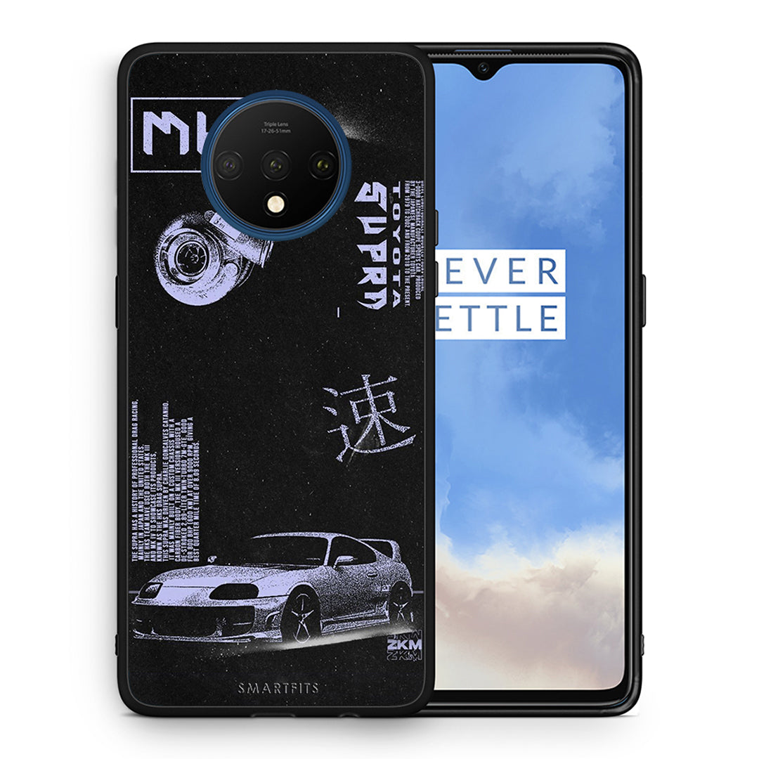 Θήκη Αγίου Βαλεντίνου OnePlus 7T Tokyo Drift από τη Smartfits με σχέδιο στο πίσω μέρος και μαύρο περίβλημα | OnePlus 7T Tokyo Drift case with colorful back and black bezels