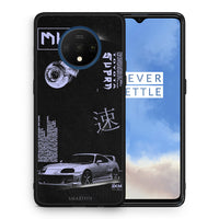 Thumbnail for Θήκη Αγίου Βαλεντίνου OnePlus 7T Tokyo Drift από τη Smartfits με σχέδιο στο πίσω μέρος και μαύρο περίβλημα | OnePlus 7T Tokyo Drift case with colorful back and black bezels