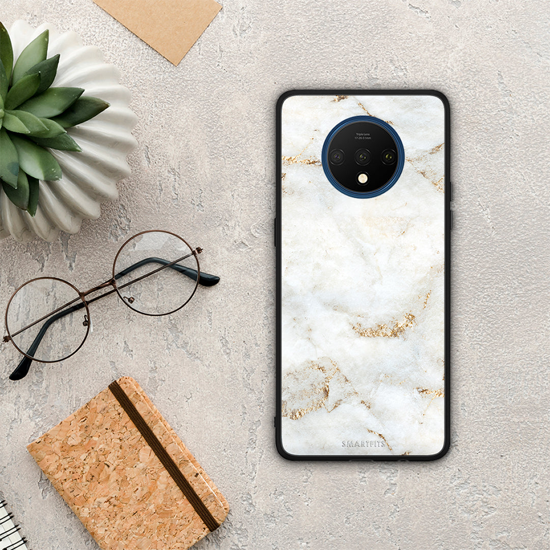 White Gold Marble - OnePlus 7T case