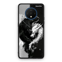 Thumbnail for OnePlus 7T Yin Yang Θήκη από τη Smartfits με σχέδιο στο πίσω μέρος και μαύρο περίβλημα | Smartphone case with colorful back and black bezels by Smartfits
