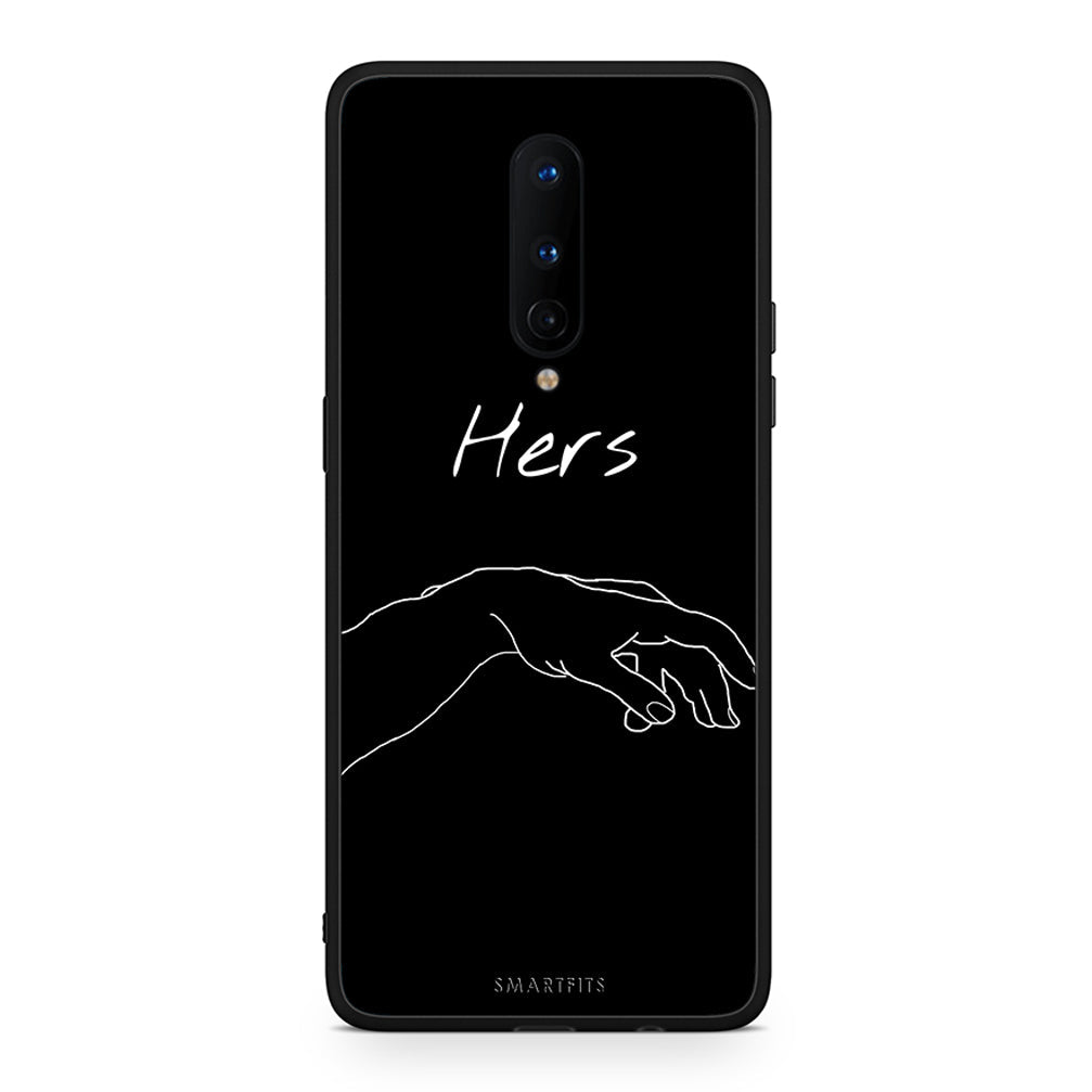 OnePlus 8 Aeshetic Love 1 Θήκη Αγίου Βαλεντίνου από τη Smartfits με σχέδιο στο πίσω μέρος και μαύρο περίβλημα | Smartphone case with colorful back and black bezels by Smartfits