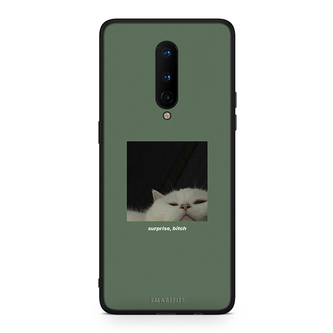 OnePlus 8 Bitch Surprise θήκη από τη Smartfits με σχέδιο στο πίσω μέρος και μαύρο περίβλημα | Smartphone case with colorful back and black bezels by Smartfits
