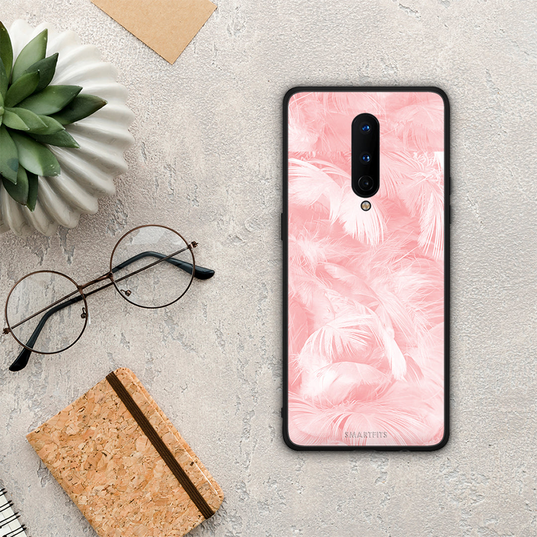 Boho Pink Feather - OnePlus 8 case