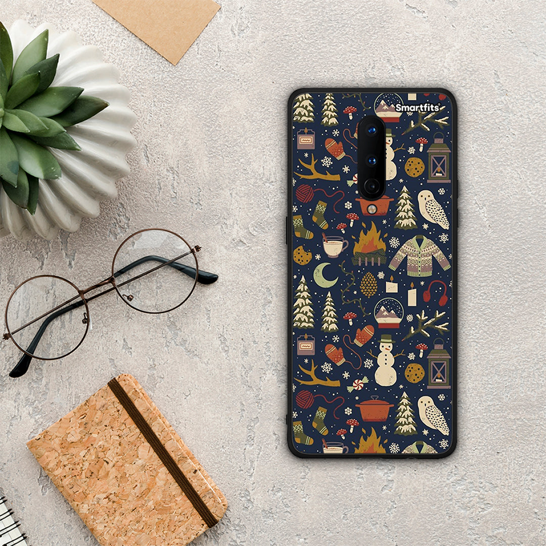 Christmas Elements - OnePlus 8 case