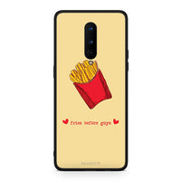 Thumbnail for OnePlus 8 Fries Before Guys Θήκη Αγίου Βαλεντίνου από τη Smartfits με σχέδιο στο πίσω μέρος και μαύρο περίβλημα | Smartphone case with colorful back and black bezels by Smartfits