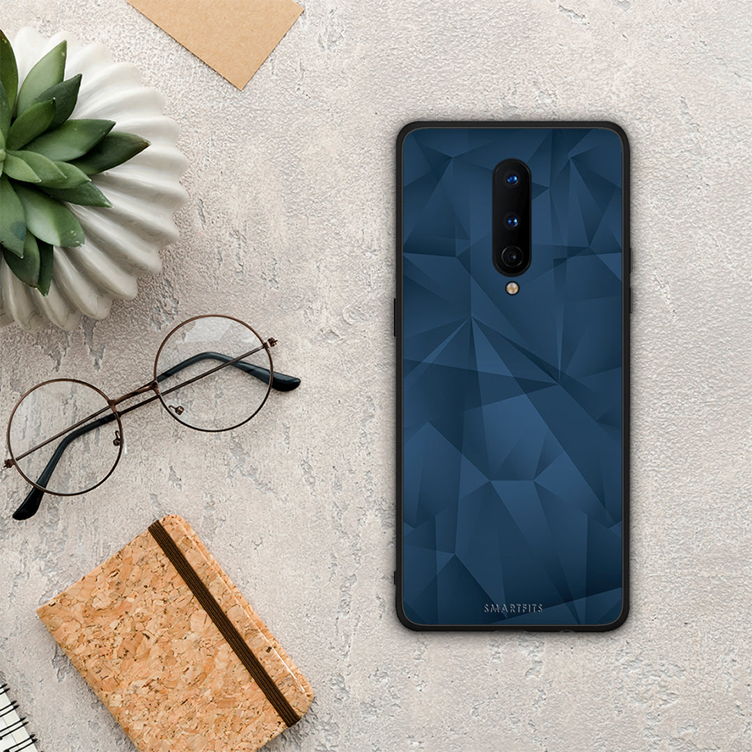Geometric Blue Abstract - OnePlus 8 case