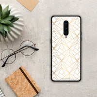 Thumbnail for Geometric Luxury White - OnePlus 8 θήκη