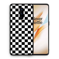 Thumbnail for Θήκη OnePlus 8 Squares Geometric από τη Smartfits με σχέδιο στο πίσω μέρος και μαύρο περίβλημα | OnePlus 8 Squares Geometric case with colorful back and black bezels