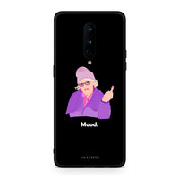 Thumbnail for OnePlus 8 Grandma Mood Black θήκη από τη Smartfits με σχέδιο στο πίσω μέρος και μαύρο περίβλημα | Smartphone case with colorful back and black bezels by Smartfits