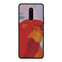 Thumbnail for OnePlus 8 Lion Love 1 Θήκη Αγίου Βαλεντίνου από τη Smartfits με σχέδιο στο πίσω μέρος και μαύρο περίβλημα | Smartphone case with colorful back and black bezels by Smartfits