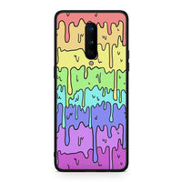 Thumbnail for OnePlus 8 Melting Rainbow θήκη από τη Smartfits με σχέδιο στο πίσω μέρος και μαύρο περίβλημα | Smartphone case with colorful back and black bezels by Smartfits