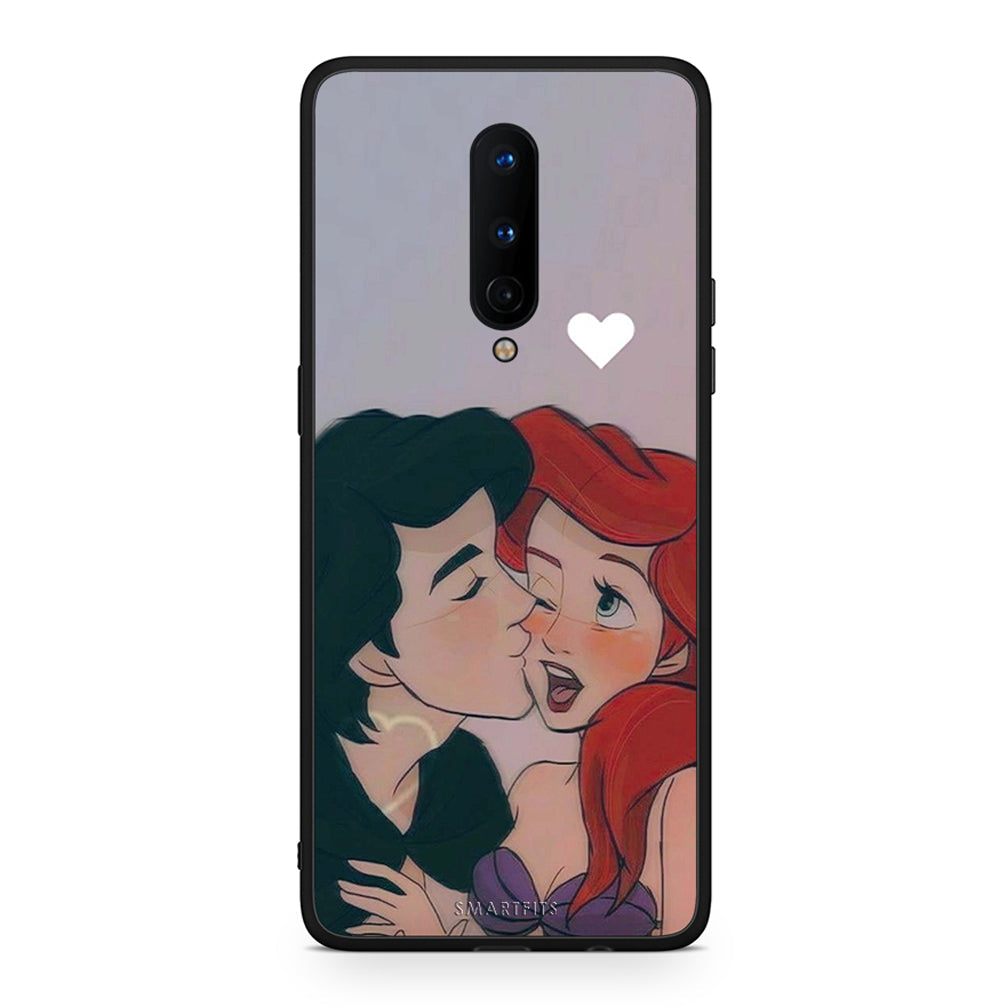 OnePlus 8 Mermaid Love Θήκη Αγίου Βαλεντίνου από τη Smartfits με σχέδιο στο πίσω μέρος και μαύρο περίβλημα | Smartphone case with colorful back and black bezels by Smartfits