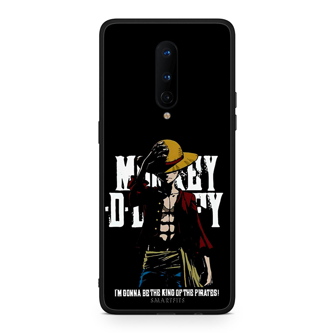 OnePlus 8 Pirate King θήκη από τη Smartfits με σχέδιο στο πίσω μέρος και μαύρο περίβλημα | Smartphone case with colorful back and black bezels by Smartfits