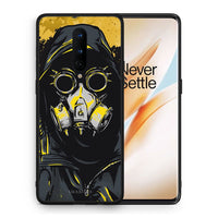 Thumbnail for Θήκη OnePlus 8 Mask PopArt από τη Smartfits με σχέδιο στο πίσω μέρος και μαύρο περίβλημα | OnePlus 8 Mask PopArt case with colorful back and black bezels