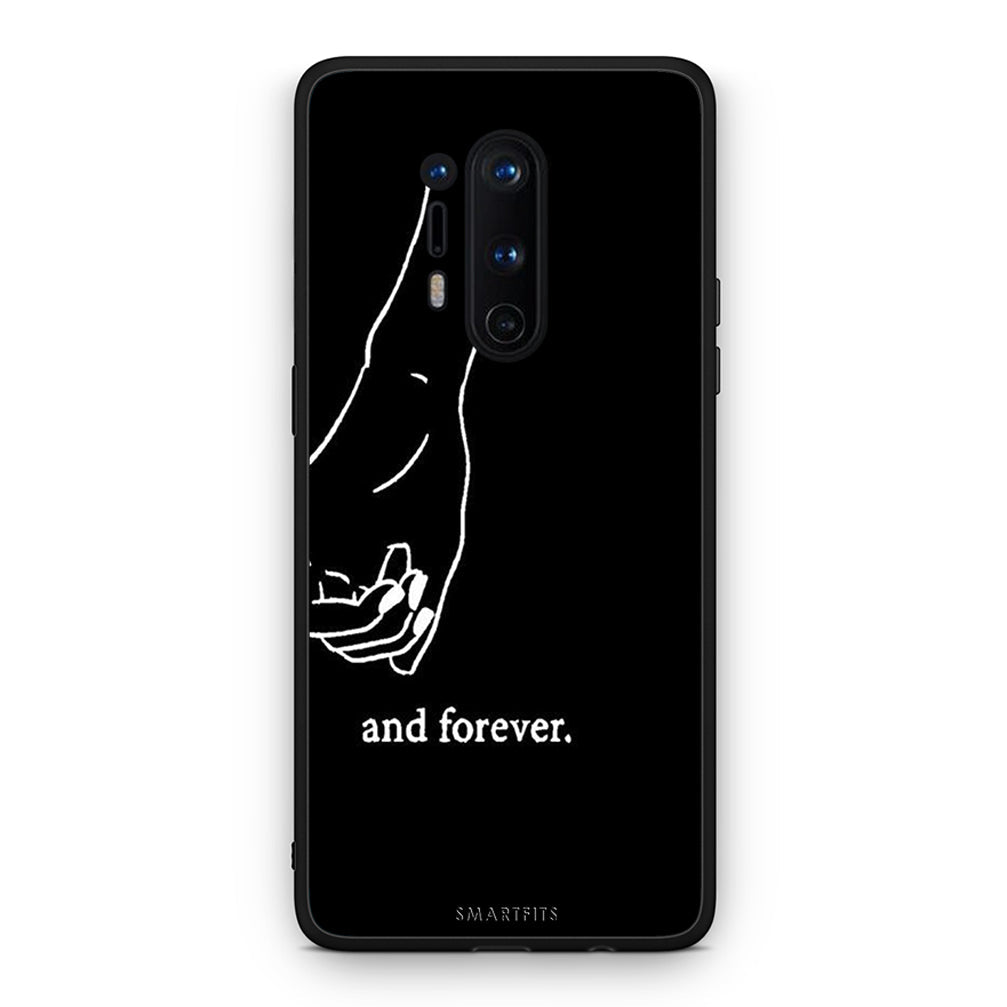 OnePlus 8 Pro Always & Forever 2 Θήκη Αγίου Βαλεντίνου από τη Smartfits με σχέδιο στο πίσω μέρος και μαύρο περίβλημα | Smartphone case with colorful back and black bezels by Smartfits