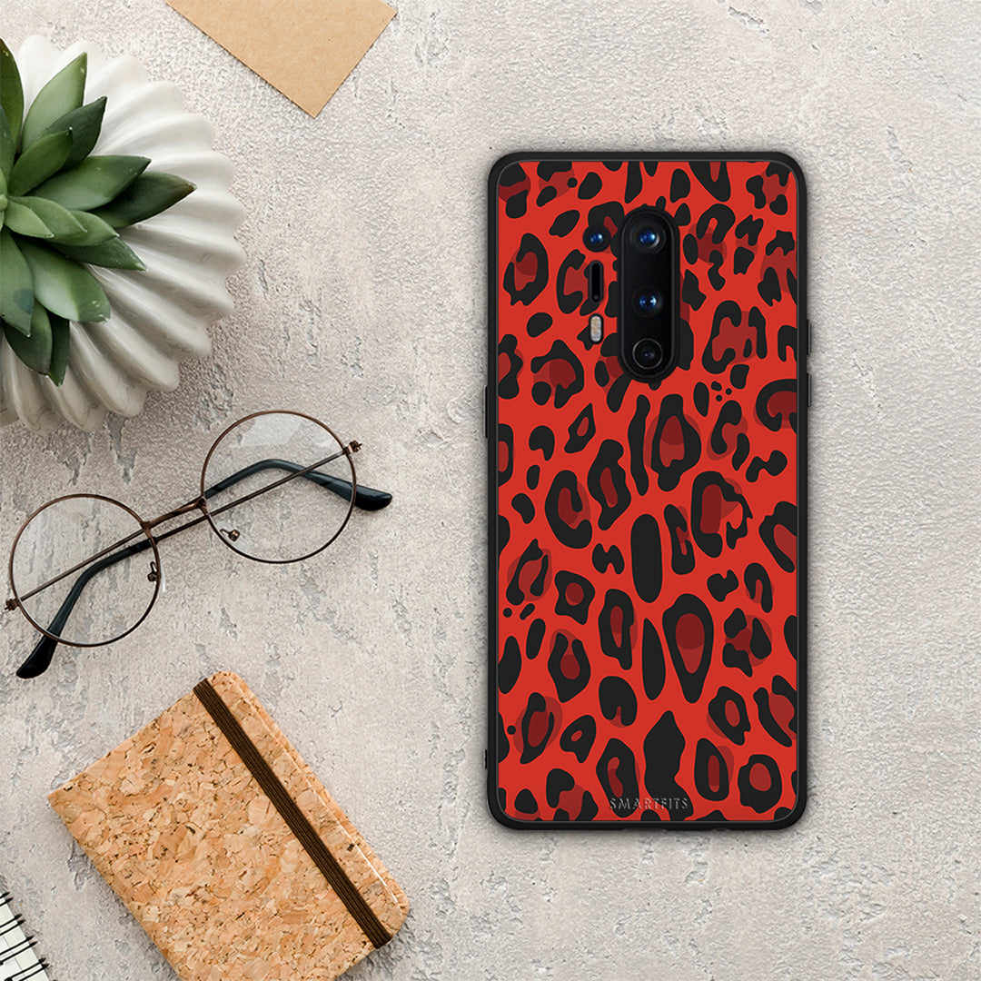 Animal Red Leopard - OnePlus 8 Pro case