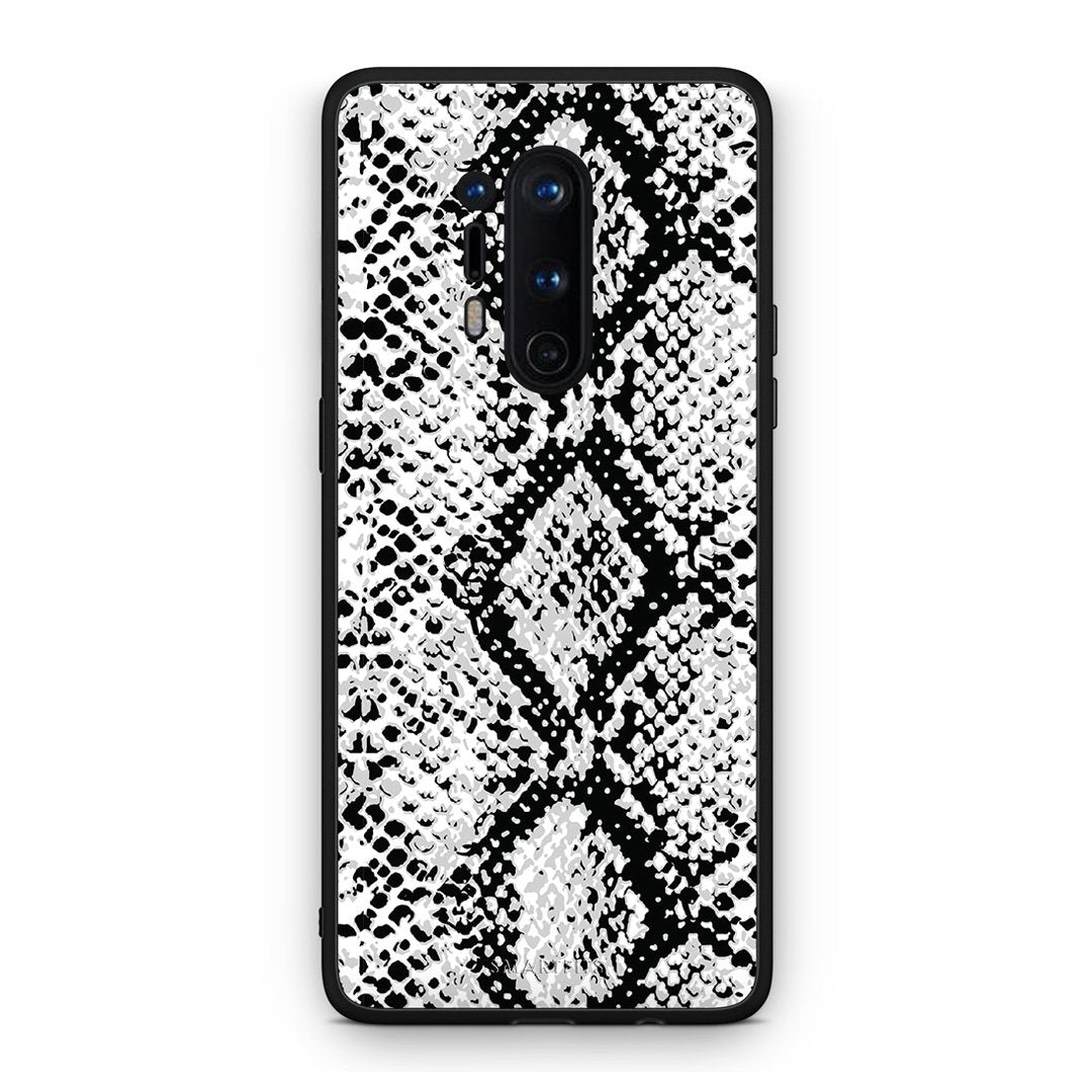 24 - OnePlus 8 Pro  White Snake Animal case, cover, bumper