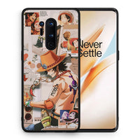 Thumbnail for Θήκη OnePlus 8 Pro Anime Collage από τη Smartfits με σχέδιο στο πίσω μέρος και μαύρο περίβλημα | OnePlus 8 Pro Anime Collage case with colorful back and black bezels