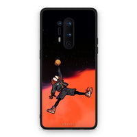 Thumbnail for OnePlus 8 Pro Basketball Hero θήκη από τη Smartfits με σχέδιο στο πίσω μέρος και μαύρο περίβλημα | Smartphone case with colorful back and black bezels by Smartfits