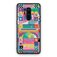 Thumbnail for OnePlus 8 Pro Bubbles Soap θήκη από τη Smartfits με σχέδιο στο πίσω μέρος και μαύρο περίβλημα | Smartphone case with colorful back and black bezels by Smartfits