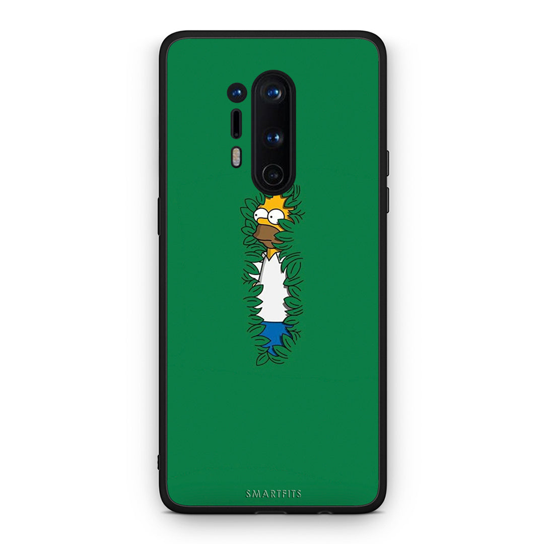 OnePlus 8 Pro Bush Man Θήκη Αγίου Βαλεντίνου από τη Smartfits με σχέδιο στο πίσω μέρος και μαύρο περίβλημα | Smartphone case with colorful back and black bezels by Smartfits