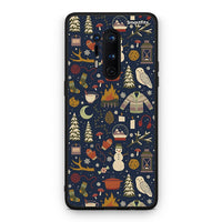 Thumbnail for OnePlus 8 Pro Christmas Elements θήκη από τη Smartfits με σχέδιο στο πίσω μέρος και μαύρο περίβλημα | Smartphone case with colorful back and black bezels by Smartfits