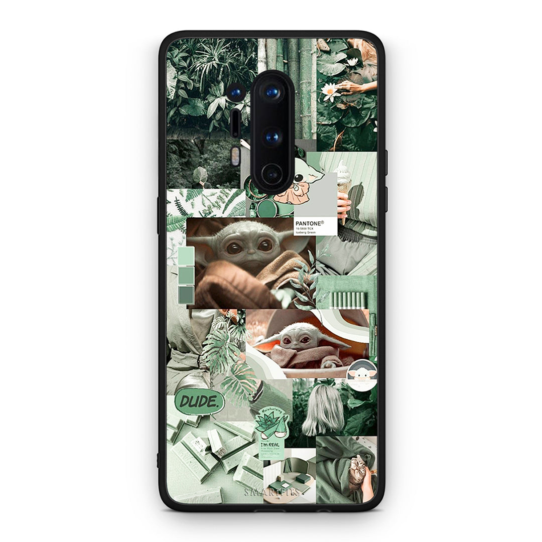 OnePlus 8 Pro Collage Dude Θήκη Αγίου Βαλεντίνου από τη Smartfits με σχέδιο στο πίσω μέρος και μαύρο περίβλημα | Smartphone case with colorful back and black bezels by Smartfits