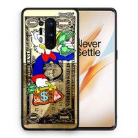 Thumbnail for Θήκη OnePlus 8 Pro Duck Money από τη Smartfits με σχέδιο στο πίσω μέρος και μαύρο περίβλημα | OnePlus 8 Pro Duck Money case with colorful back and black bezels
