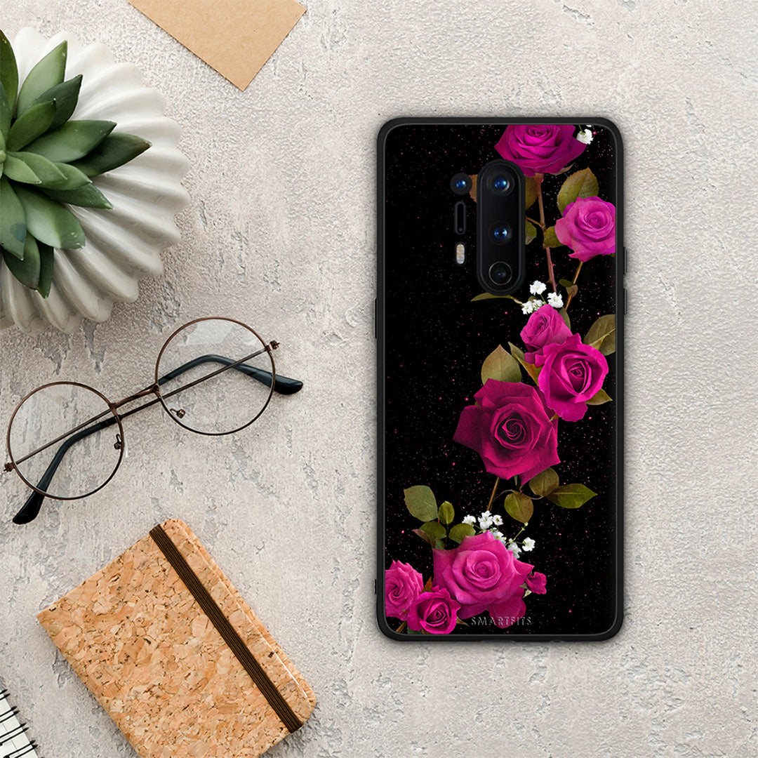 Flower Red Roses - OnePlus 8 Pro case